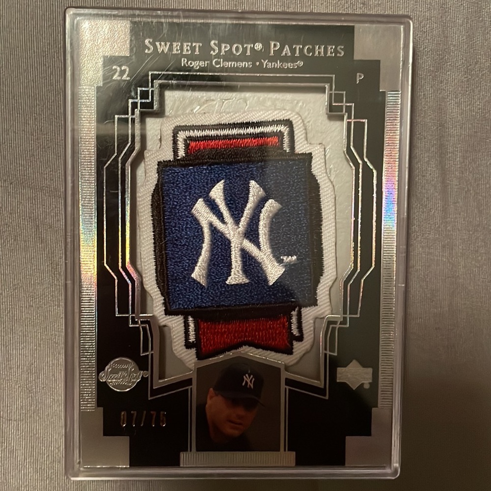 Roger Clemens Autograph baseball ⚾️ patch baseball card - Picture 5 of 9
